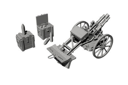 CMK - German WWI 7.58 cm Leichter Minenwerfer resin kit