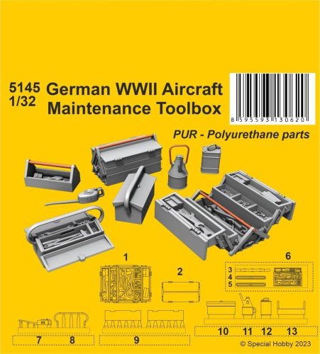 CMK - German WWII Aircraft Maintenance Toolbox 1/32