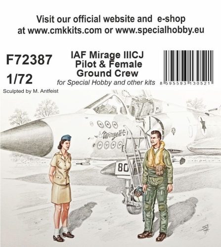 CMK - IAF Mirage IIICJ Pilot & Female Ground Crew