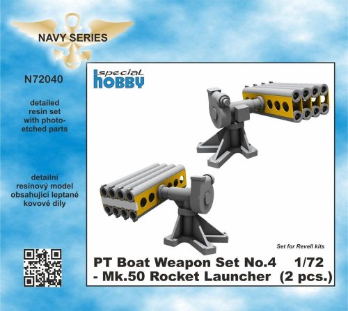 CMK - PT Boat Weapon Set No.4 - Mk.50 Rocket Launcher (2 pcs.)