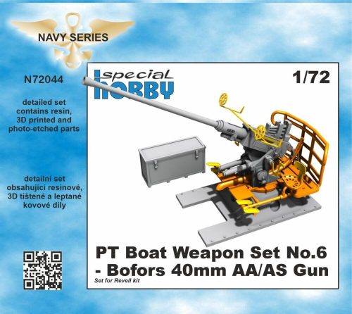 CMK - PT Boat Weapon Set No.6 - Bofors 40mm AA/AS Gun 1/72