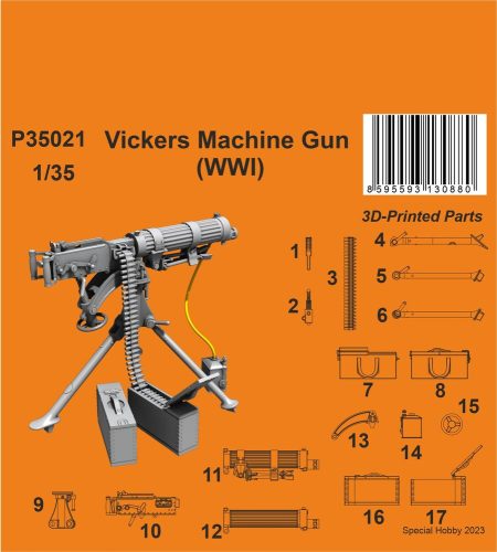 CMK - Vickers Machine Gun (WWI) 1/35