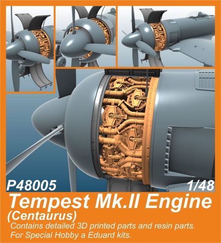 CMK - Tempest Mk.II Engine (Centaurus) for SH and Eduard kits
