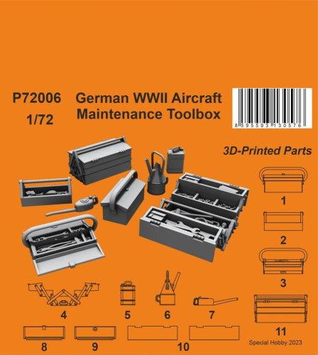 CMK - German WWII Aircraft Maintenance Toolbox 1/72