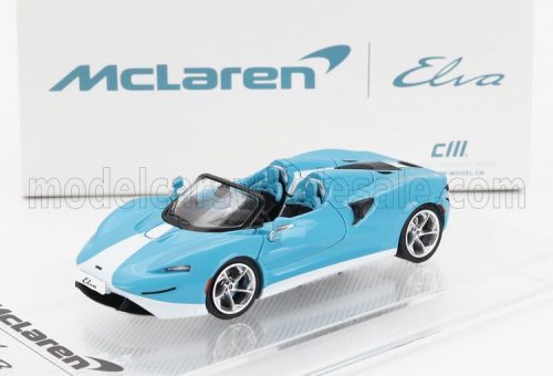 Cm-Models - McLAREN ELVA 2020 LIGHT BLUE WHITE
