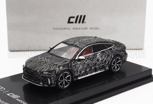 Cm-Models - AUDI A7 RS7 SPORTBACK 2021 BLACK SILVER