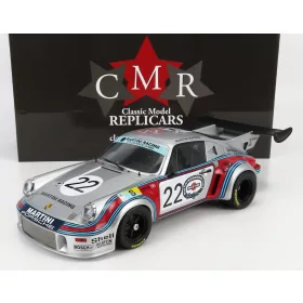   CMR - PORSCHE 911 CARRERA RSR 2.1L TURBO TEAM MARTINI RACING N 22 2nd 24h LE MANS 1974 G.VAN LENNEP - H.MULLER SILVER RED BLUE