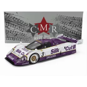   CMR - JAGUAR XJR12 7.0L V12 TEAM SILK CUT JAGUAR T.W.RACING N 3 WINNER 24h LE MANS 1990 JOHN NIELSEN - PRICE COBB - MARTIN BRUNDLE WHITE PURPLE