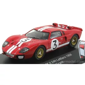   Cmr - Ford Usa Gt40 Mkii 7.0L V8 Team Ford Motorsport N 3 24H Le Mans 1966 D.Gurney - J.Grant Red White