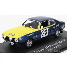   Cmr - Ford England Capri 2600 Gt N 23 Rally Olympia Erc 1972 W.Rohrl - H. Rothfu   Blue Yellow