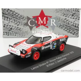   Cmr - Lancia Stratos Hf Pirelli N 1 Winner Rally Hunsruck 1978 W.Rohrl - C.Geistdorfer Red Black White