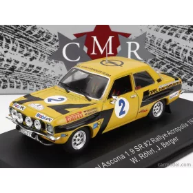   Cmr - Opel Ascona 1.9 Sr N 2 Rally Acropolis 1975 W.Rohrl - J.Berger Yellow Black