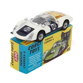 Corgi - PORSCHE 906 CARRERA 6 N 60 COUPE 1966 WHITE BLUE