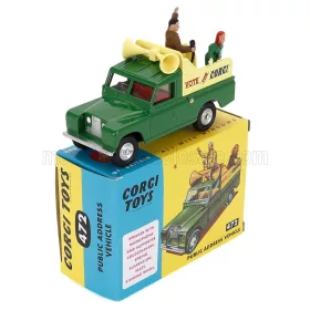   Corgi - LAND ROVER LAND 109 PICK-UP PUBLIC ADDRESS VEHICLE 1959 - VOTE CORGI GREEN