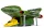 Corgi - G.ANDERSON THUNDERBIRDS - THUNDERBIRD 2 - THUNDERBIRD 4 GREEN YELLOW