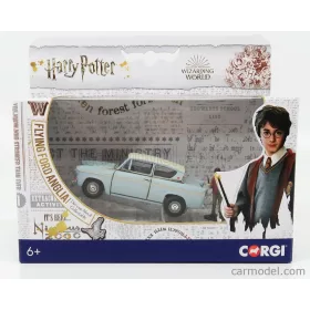   Corgi - Ford England Anglia Harry Potter - Movie - With Figures Movie Light Blue White