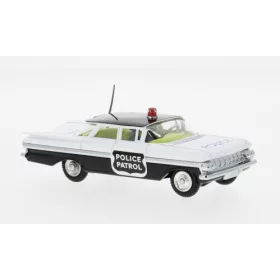   Corgi - Chevrolet Impala, silber/schwarz, 1958, Police Patrol, 1:50