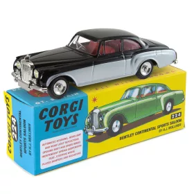 Corgi - 224 Bentley Continental Black and Silver
