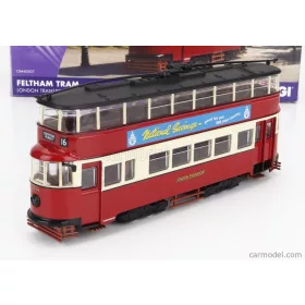 Corgi - Tram Feltham London 1951 Red Cream