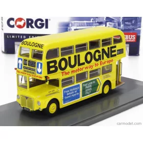   Corgi - Aec Type Rm Autobus London Transport Boulogne Route 88 Action Green 1949 Yellow