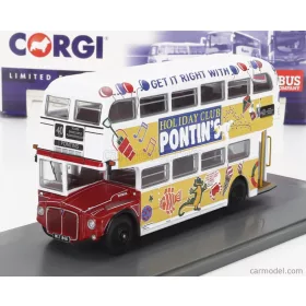   Corgi - Aec Type Rm Autobus London Transport 1949 White Yellow Red