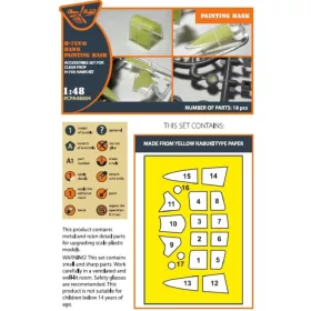   Clear Prop Models - Hawk H-75 N/O for CP kit painting mask for CP kits CP4803/CP4804