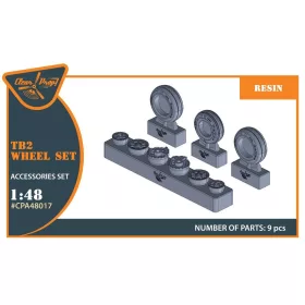 Clear Prop Models - TB.2 wheel set