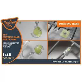 Clear Prop Models - TB.2 painting mask for CP kits