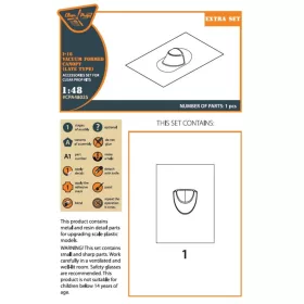   Clear Prop Models - I-16 vacuum formed canopy (late version) for CP kit