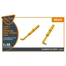   Clear Prop Models - XA2D-1, A2D-1 Skyshark main landing legs for CP kits