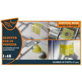   Clear Prop Models - Gloster E28/39 Pioneer double-sided mask for CP kit CP4823