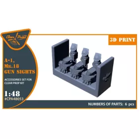 Clear Prop Models - Mk.18, A-1 gun sights