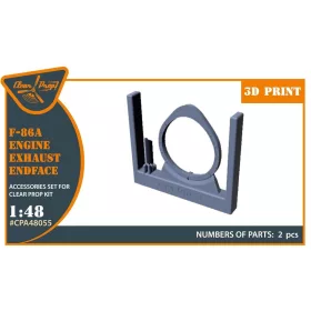 Clear Prop Models - F-86A engine exhaust endface for CP kits