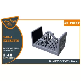 Clear Prop Models - F4B-4 exhausts for CP kits