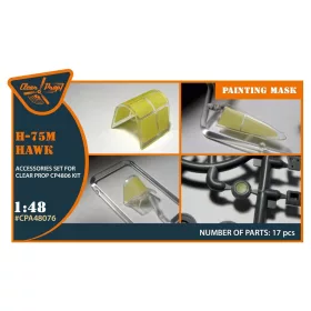   Clear Prop Models - Hawk H-75M painting mask for CP kit CP4806