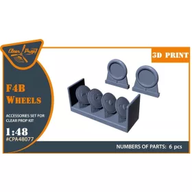 Clear Prop Models - F4B Wheels set for CP kits