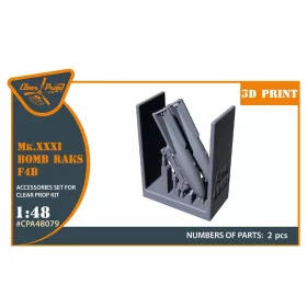 Clear Prop Models - Mk.XXXI Bomb Raks F4B for CP kits