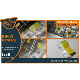   Clear Prop Models - DHC-2 Beaver double-sided painting mask for Dora Wings kit
