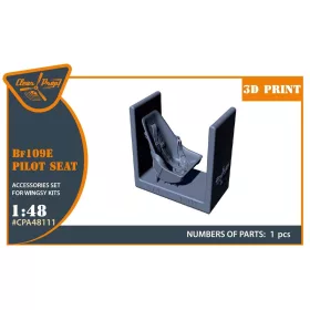  Clear Prop Models - Bf-109E seat with safety belts for Wingsy Kits