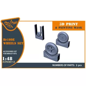 Clear Prop Models - Bf-109E wheels set for Wingsy Kits