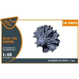 Clear Prop Models - D3A2 VAL engine for Wingsy Kits