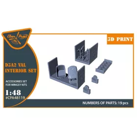 Clear Prop Models - D3A2 VAL interior set for Wingsy Kits