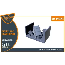 Clear Prop Models - D3A2 VAL radiator set for Wingsy Kits