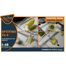   Clear Prop Models - Spitfire Tr.9 double-sided painting mask for Airfix kit