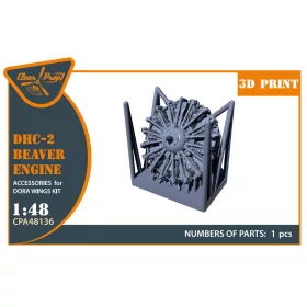 Clear Prop Models - DHC-2 Beaver Engine for Dora Wings