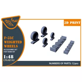 Clear Prop Models - F-35C wheel set