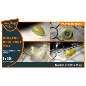 Clear Prop Models - Beaufort Mk.IA painting mask for ICM