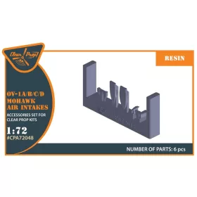   Clear Prop Models - OV-1 A/B/C/D Mohawk air intakes for CP kit