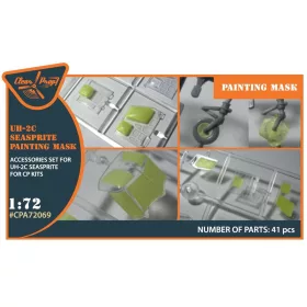 Clear Prop Models - UH-2C SEASPRITE for CP kit painting mask