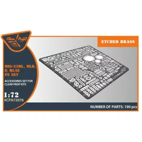   Clear Prop Models - MiG-23ML, MLD, P, MLAE PE set for CP kits